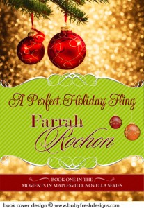 A PERFECT HOLIDAY FLING book cover design