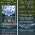 THE HOUSE ON THE SHORE bookmark design