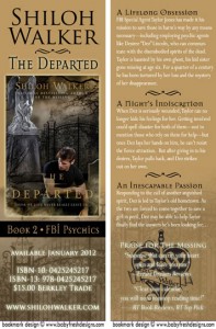 THE DEPARTED bookmark design