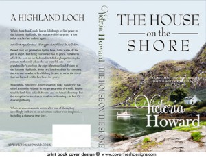 THE HOUSE ON THE SHORE book cover design