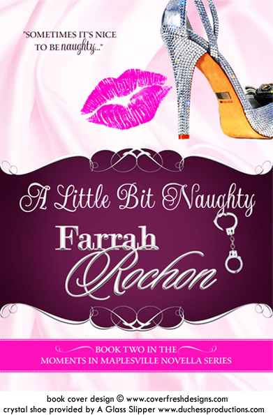 A Little Bit Naughty book cover design