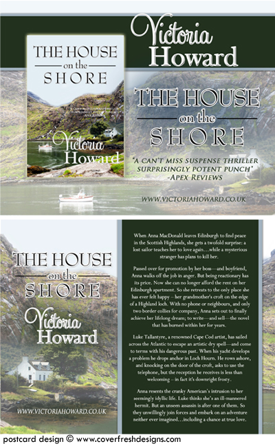 The House on the Shore postcard design